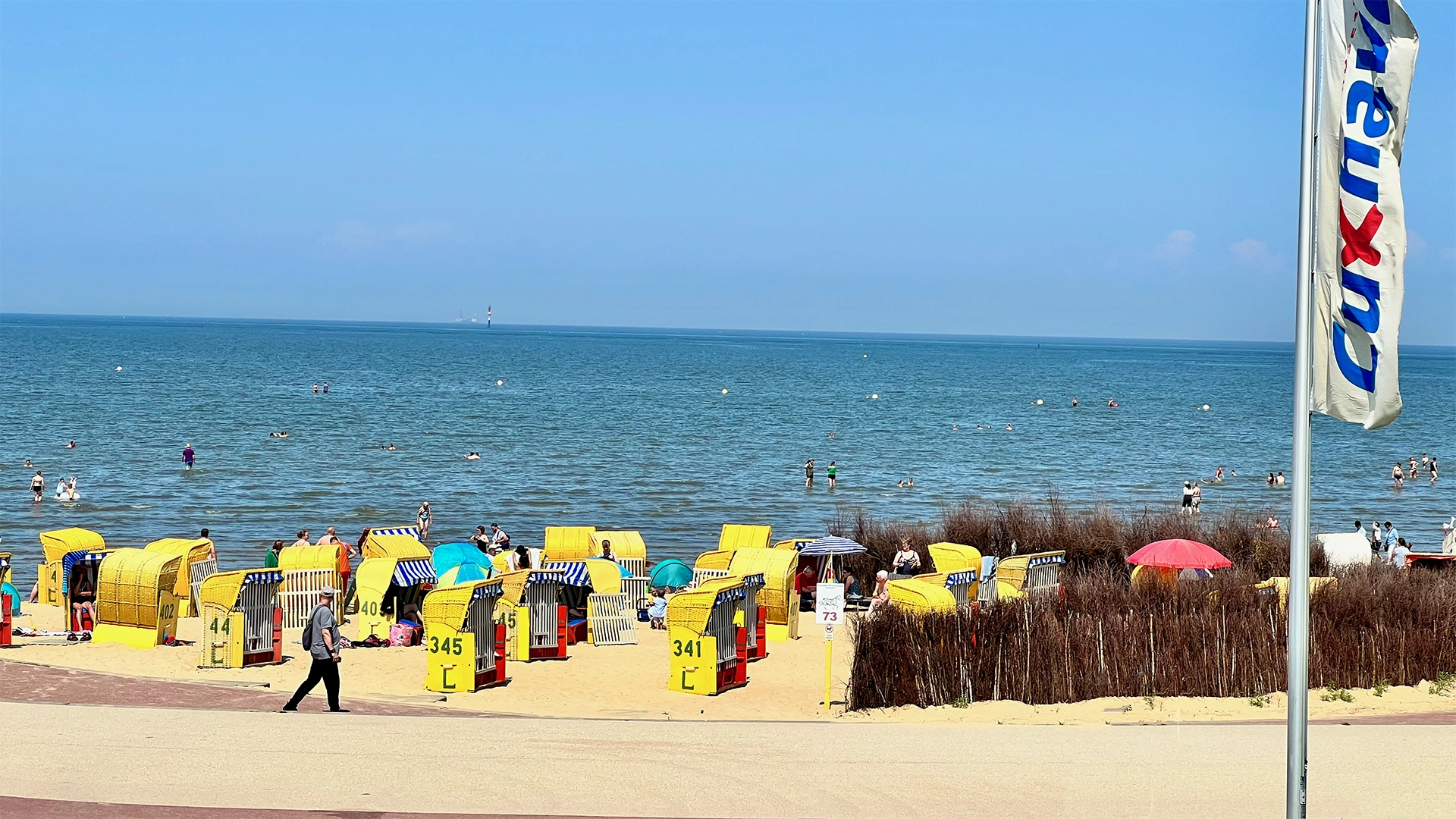 Strandkörbe am Strand